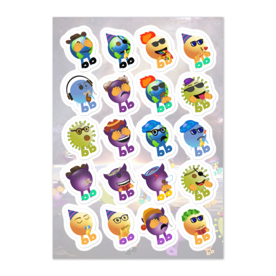 Megabb Buddy Stickers - Emojibb