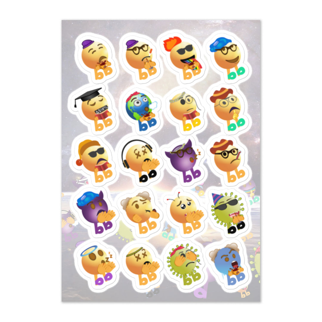 Megabb Buddy Stickers - Emojibb