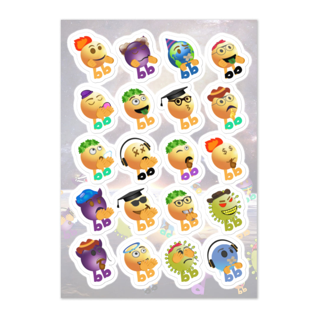 Megabb Buddy Stickers - Emojibb