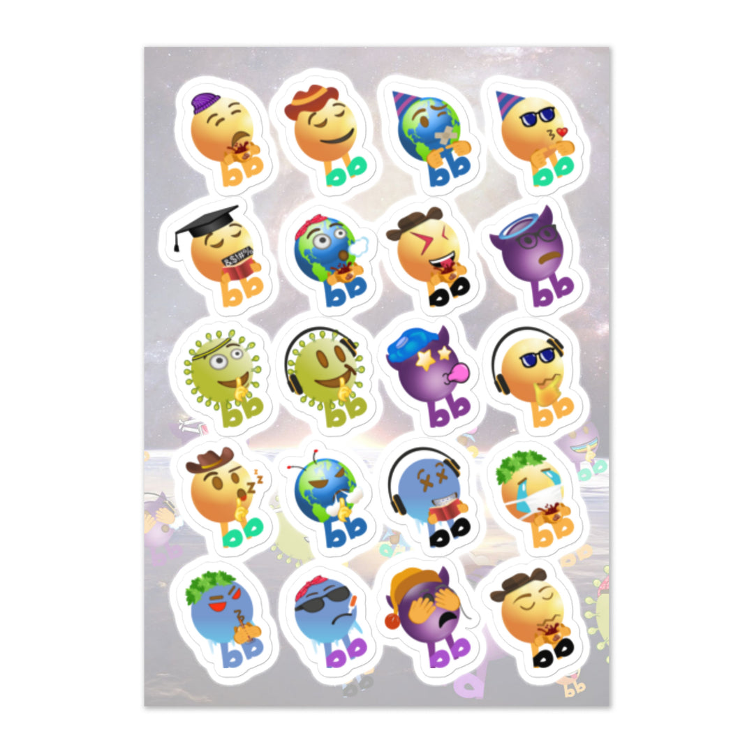 Megabb Buddy Stickers - Emojibb
