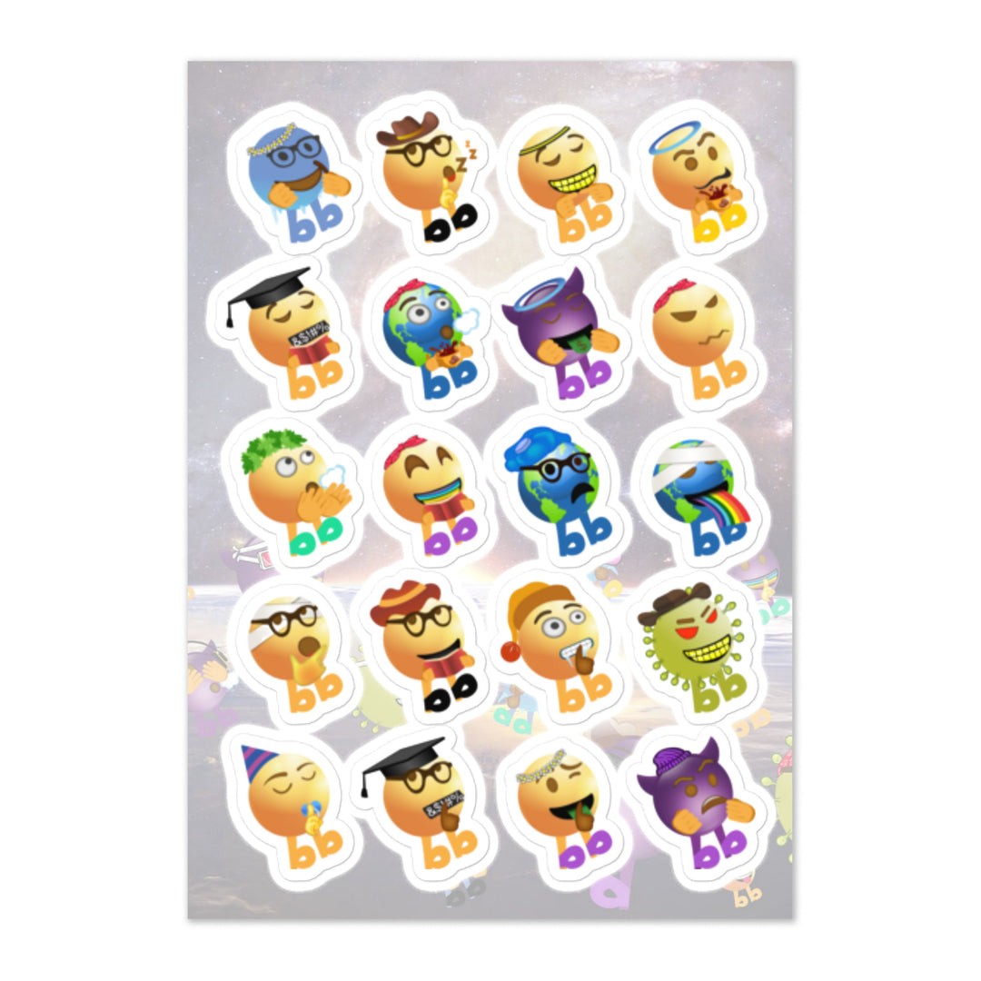 Megabb Buddy Stickers - Emojibb