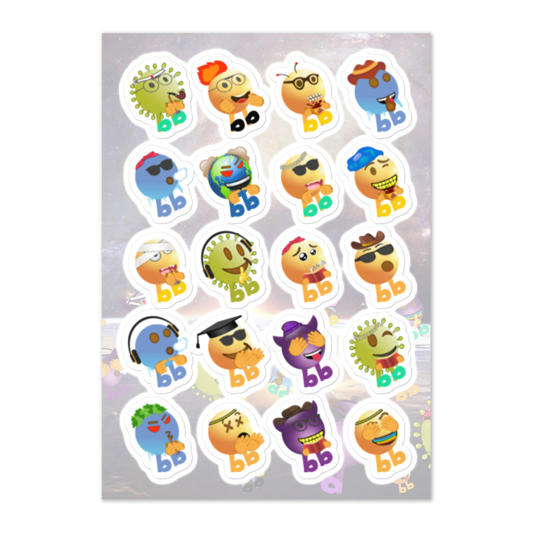 Megabb Buddy Stickers - Emojibb