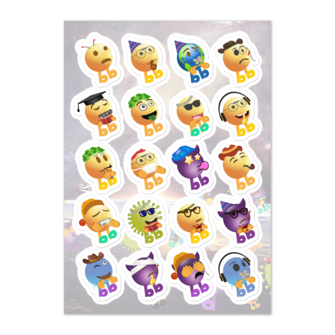 Megabb Buddy Stickers - Emojibb