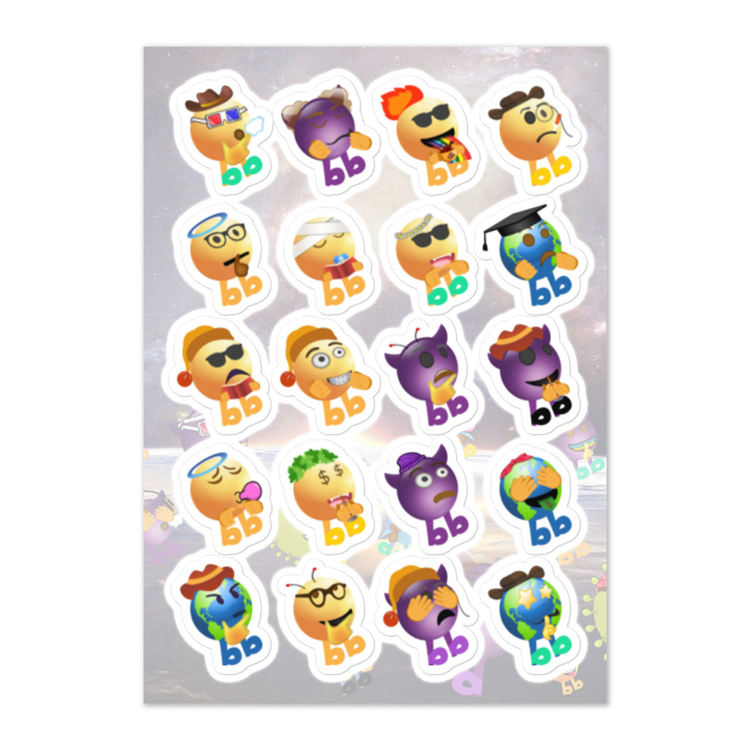 Megabb Buddy Stickers - Emojibb