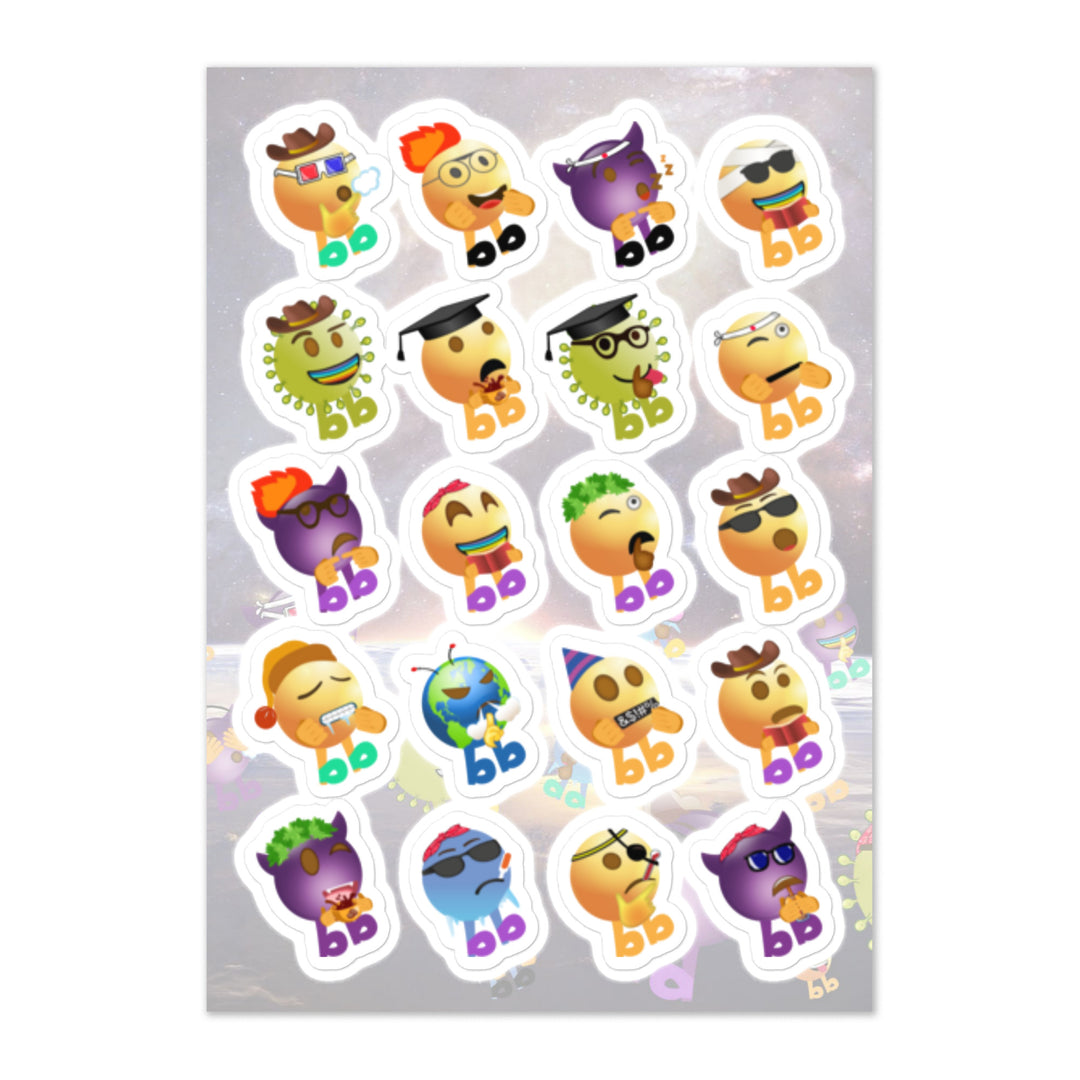 Megabb Buddy Stickers - Emojibb