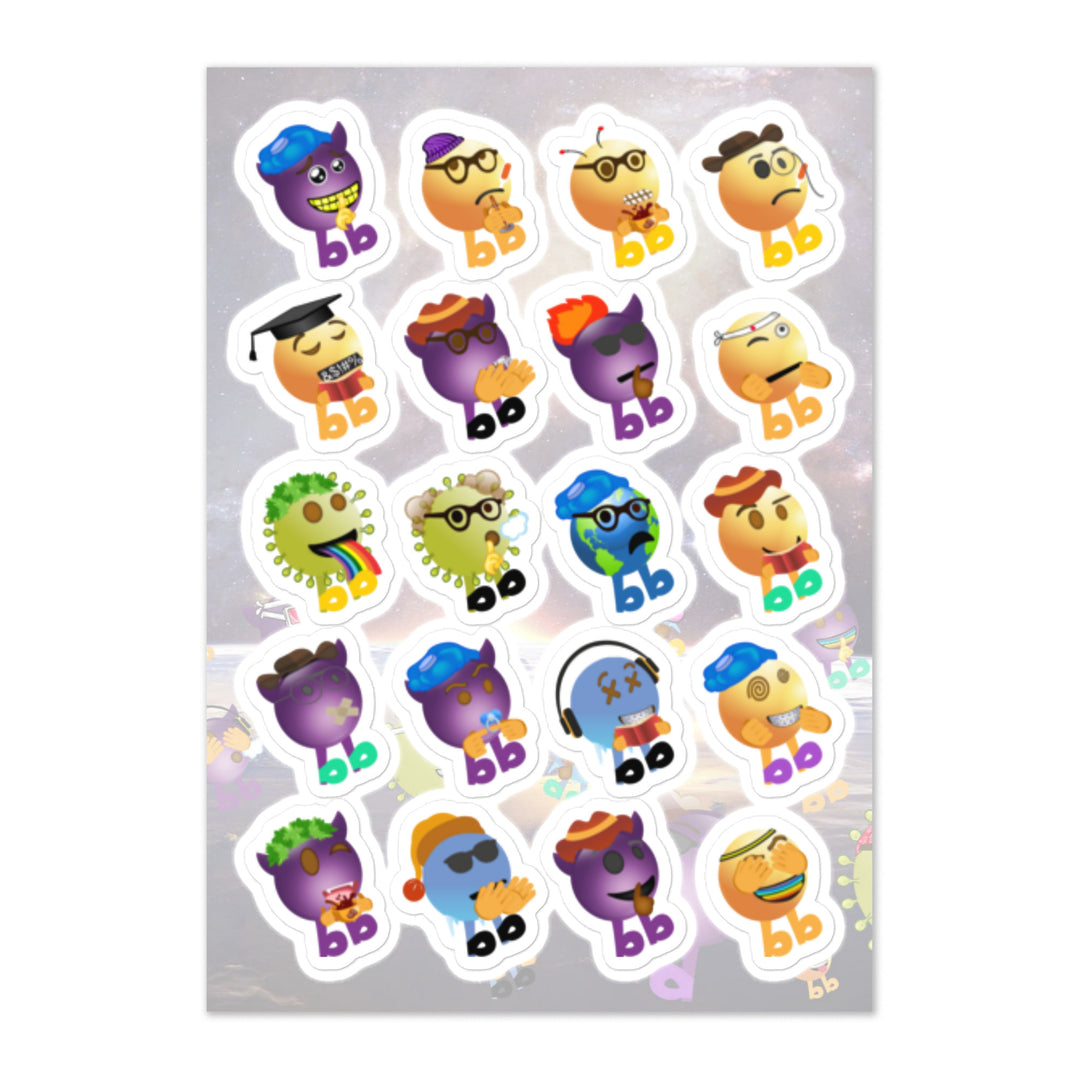 Megabb Buddy Stickers - Emojibb