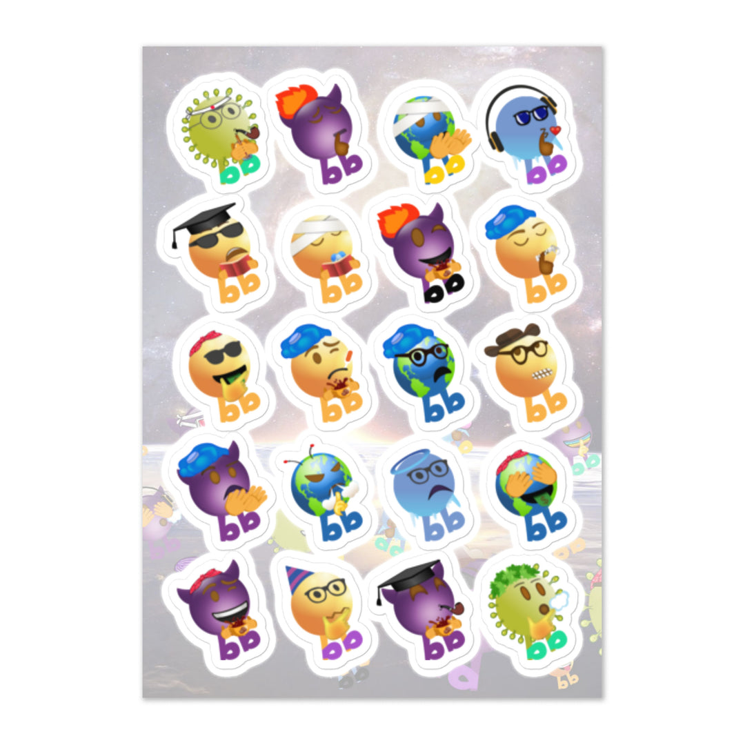 Megabb Buddy Stickers - Emojibb