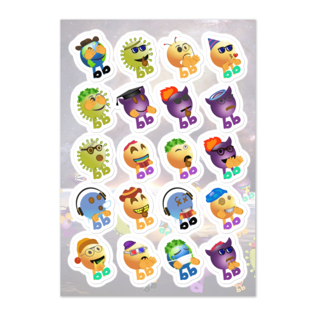 Megabb Buddy Stickers - Emojibb