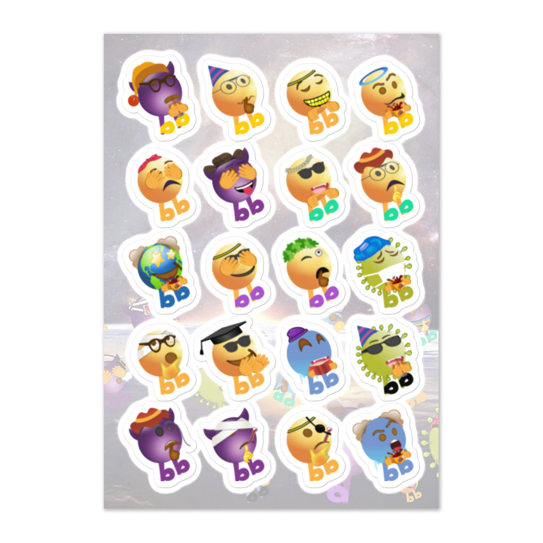 Megabb Buddy Stickers - Emojibb
