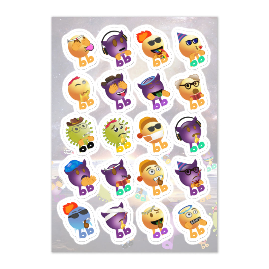 Megabb Buddy Stickers - Emojibb