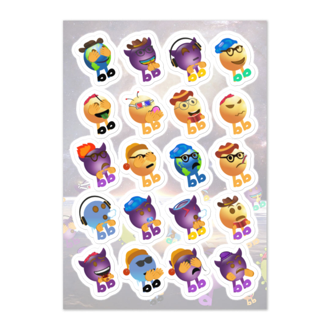 Megabb Buddy Stickers - Emojibb