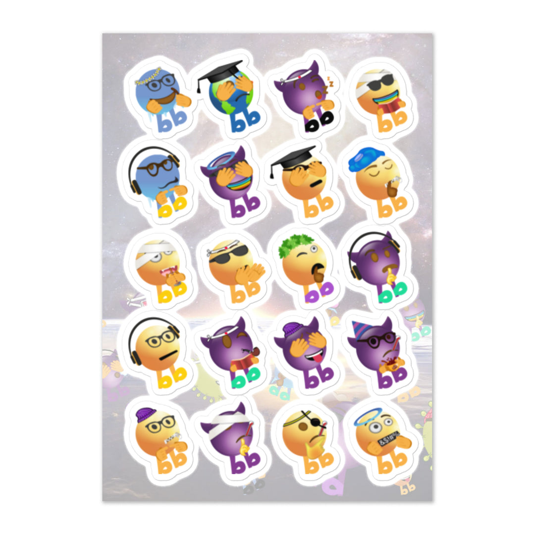 Megabb Buddy Stickers - Emojibb