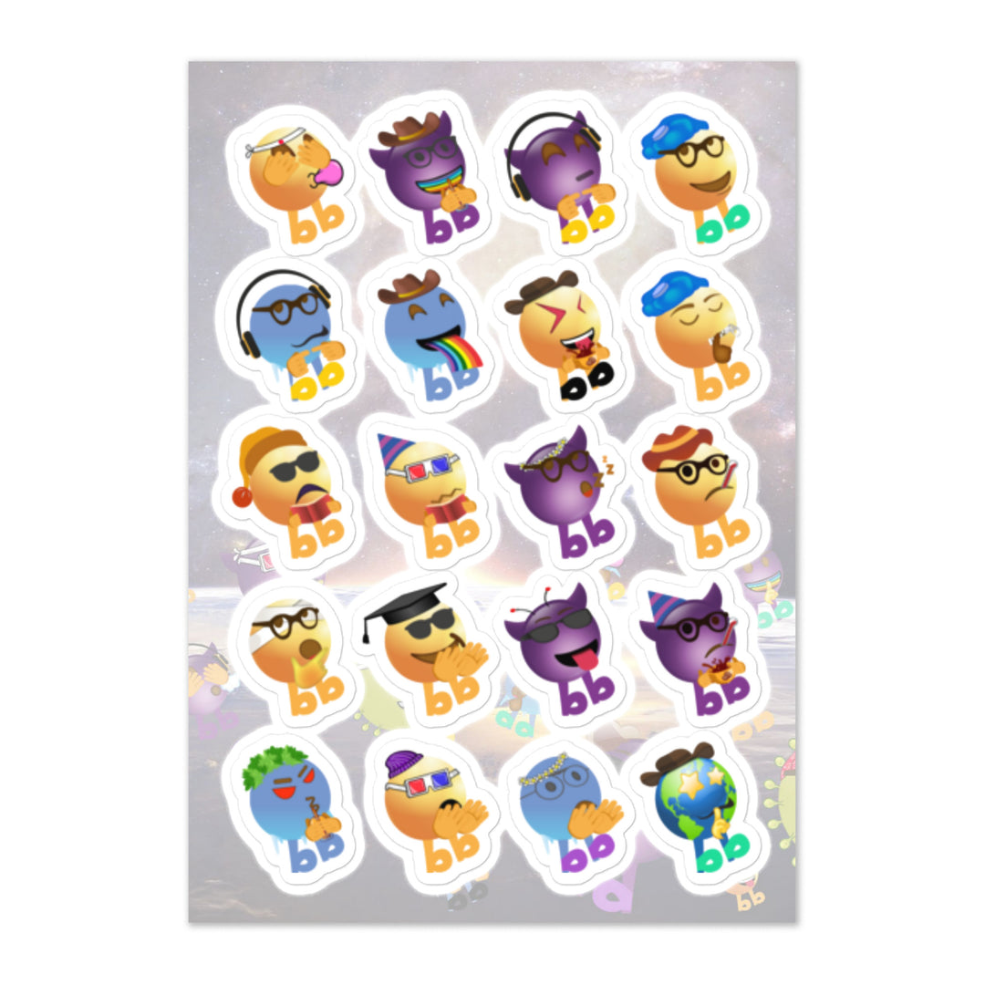 Megabb Buddy Stickers - Emojibb