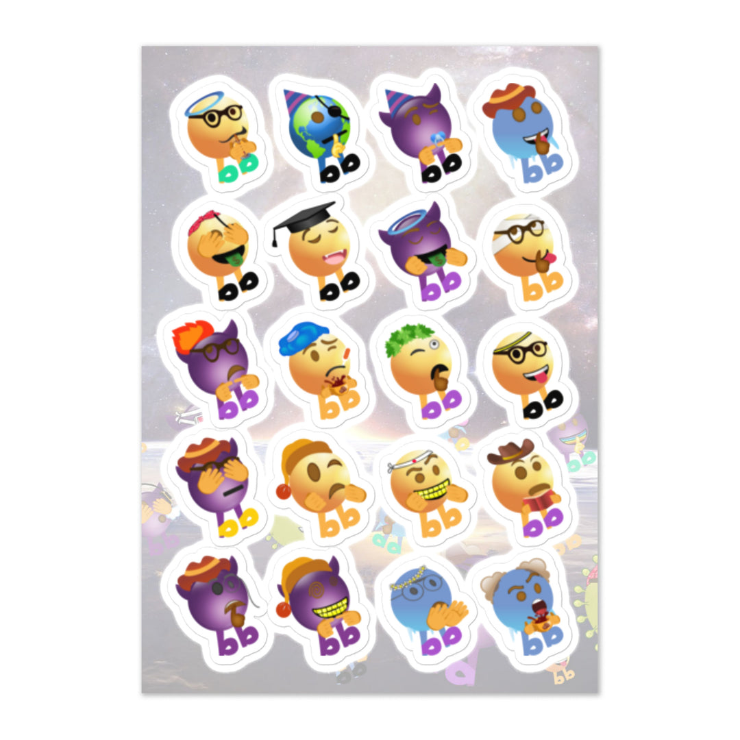 Megabb Buddy Stickers - Emojibb