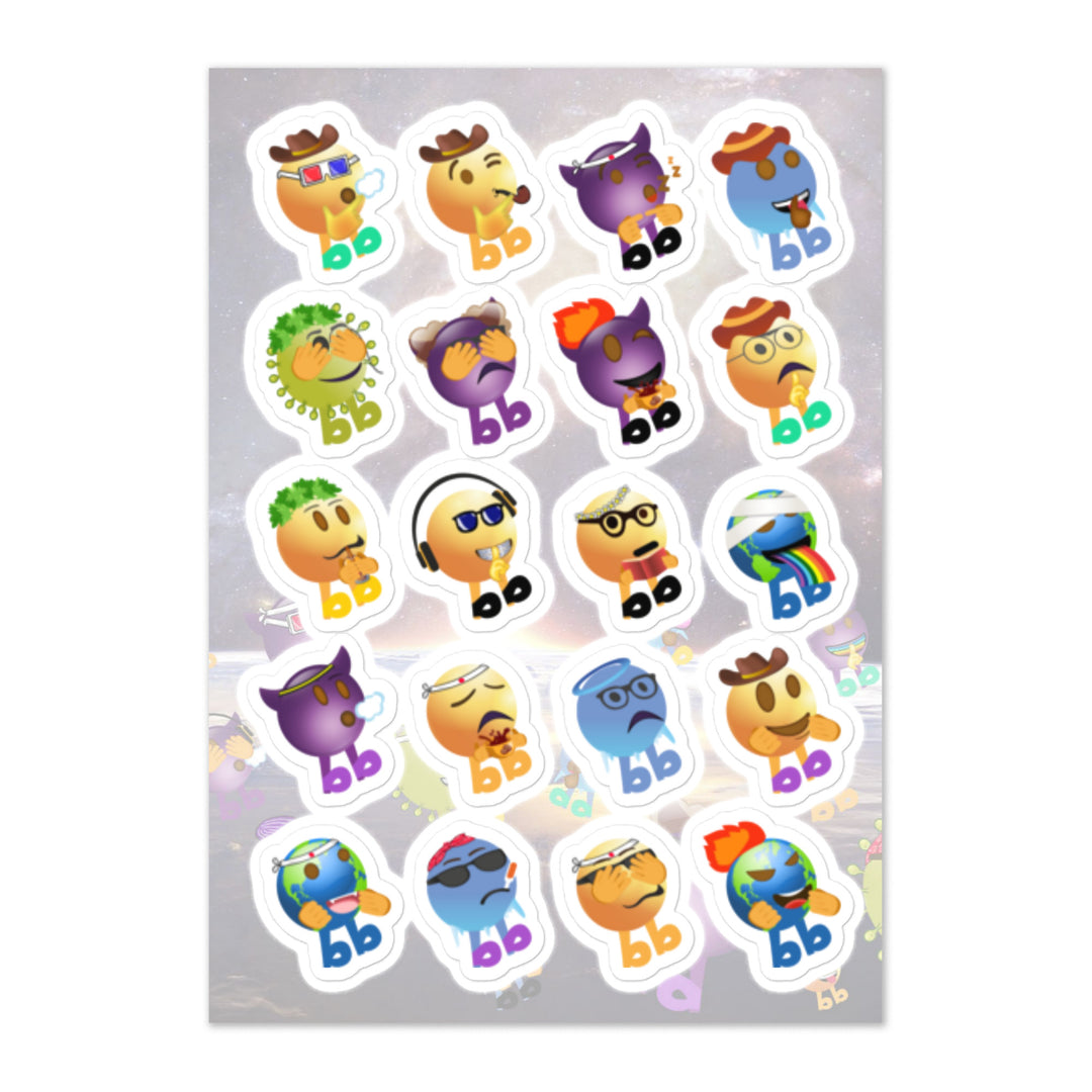 Megabb Buddy Stickers - Emojibb