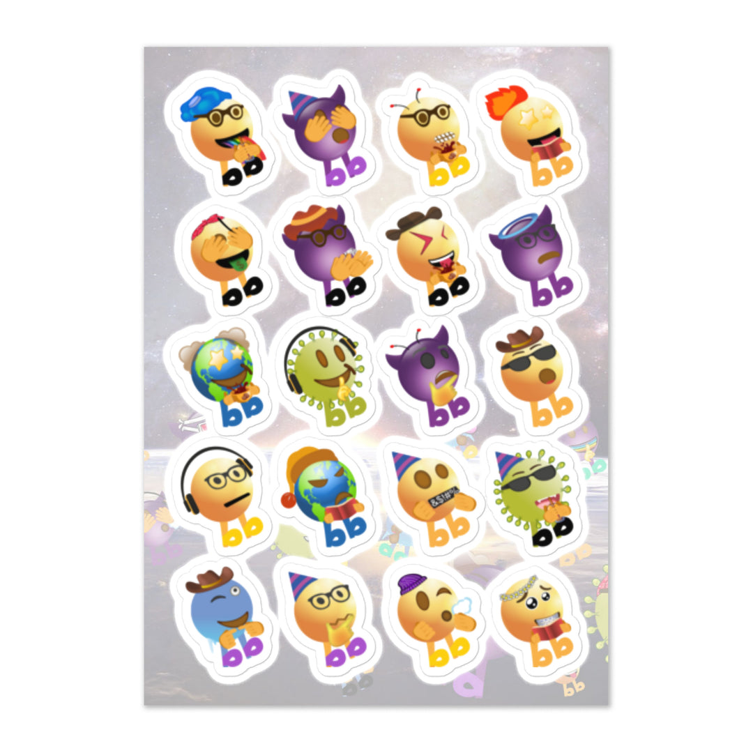 Megabb Buddy Stickers - Emojibb