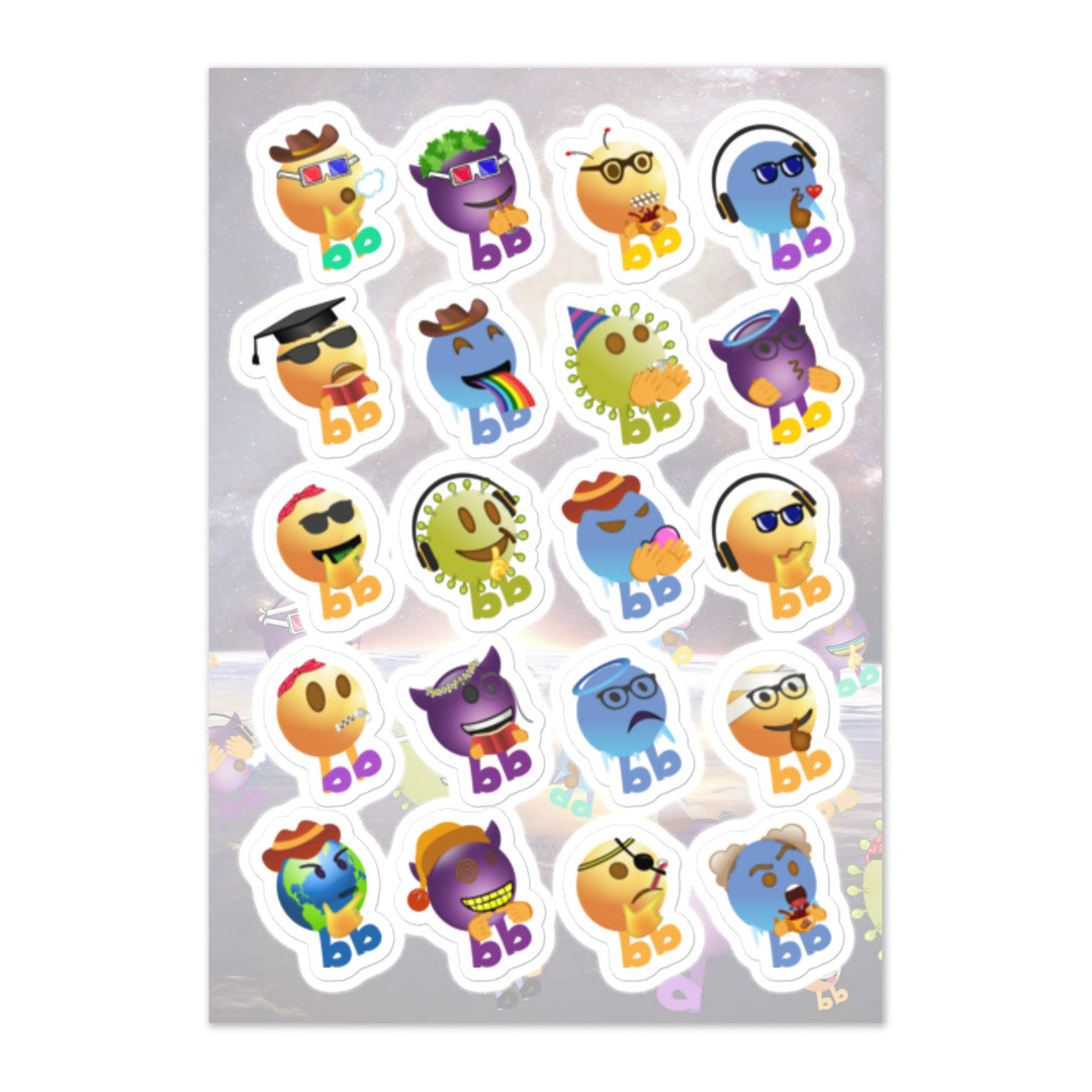 Megabb Buddy Stickers - Emojibb