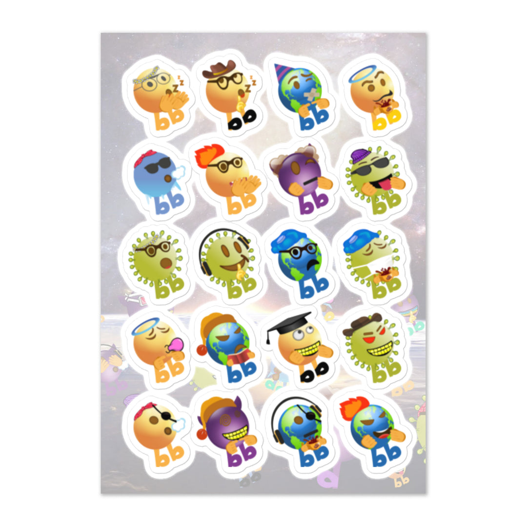Megabb Buddy Stickers - Emojibb