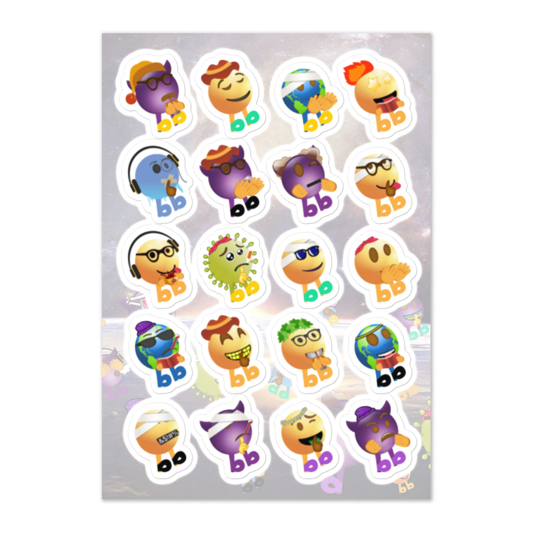 Megabb Buddy Stickers - Emojibb
