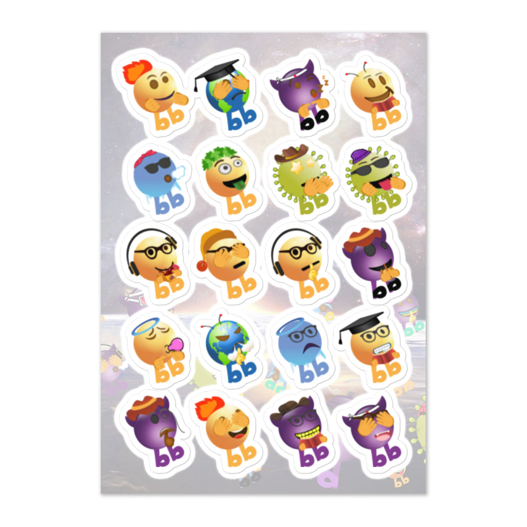 Megabb Buddy Stickers - Emojibb
