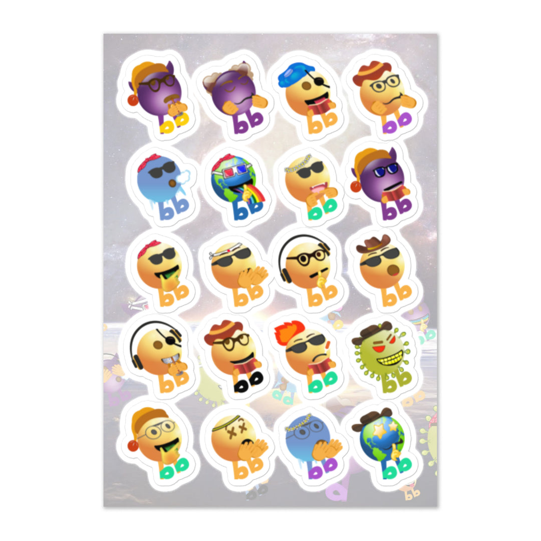 Megabb Buddy Stickers - Emojibb