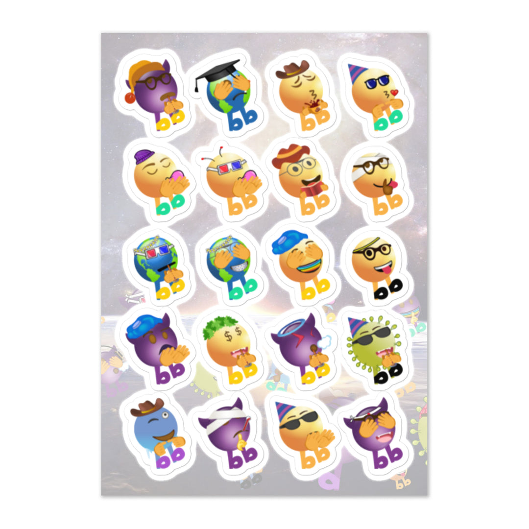 Megabb Buddy Stickers - Emojibb