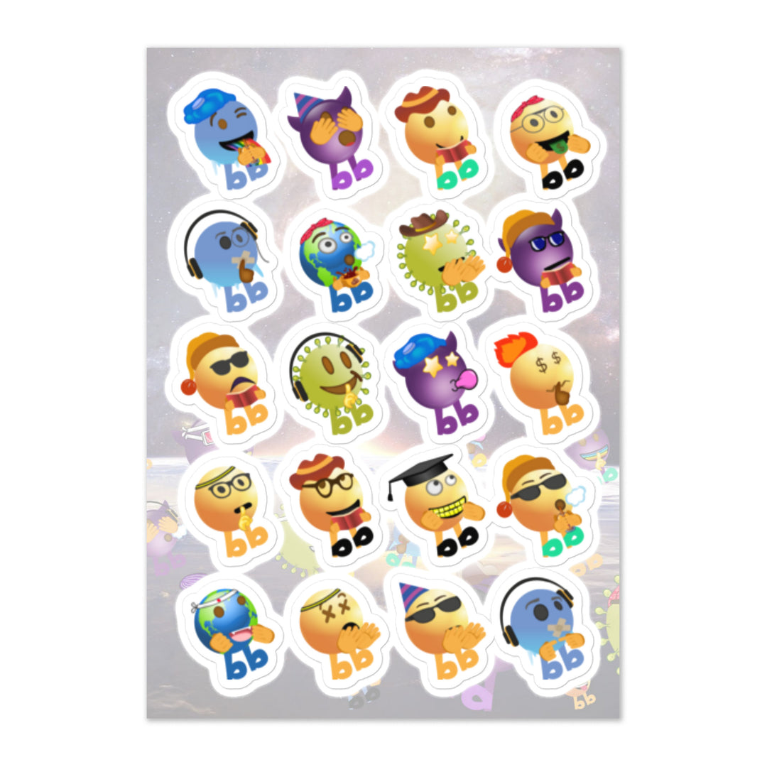 Megabb Buddy Stickers - Emojibb