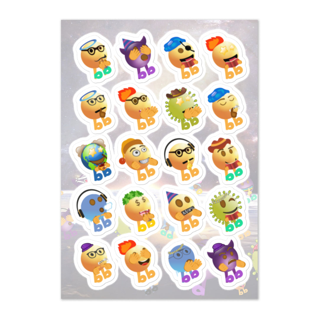 Megabb Buddy Stickers - Emojibb