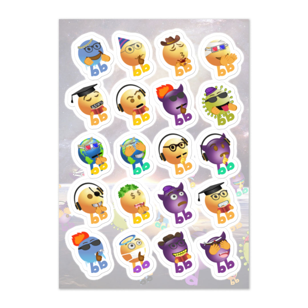 Megabb Buddy Stickers - Emojibb