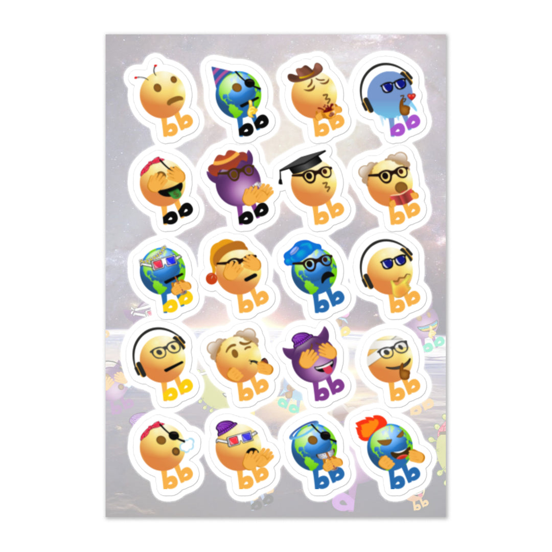 Megabb Buddy Stickers - Emojibb