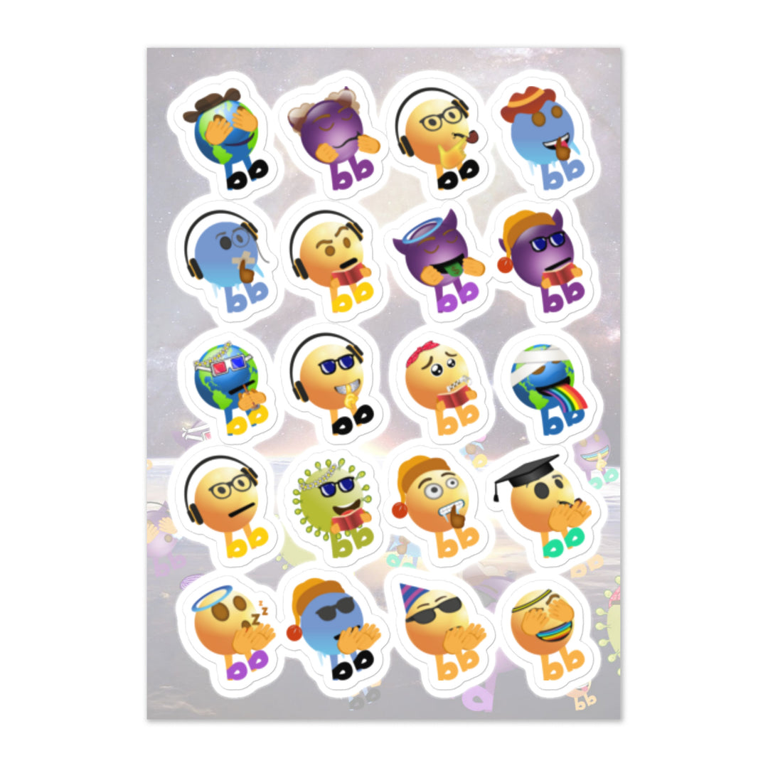 Megabb Buddy Stickers - Emojibb