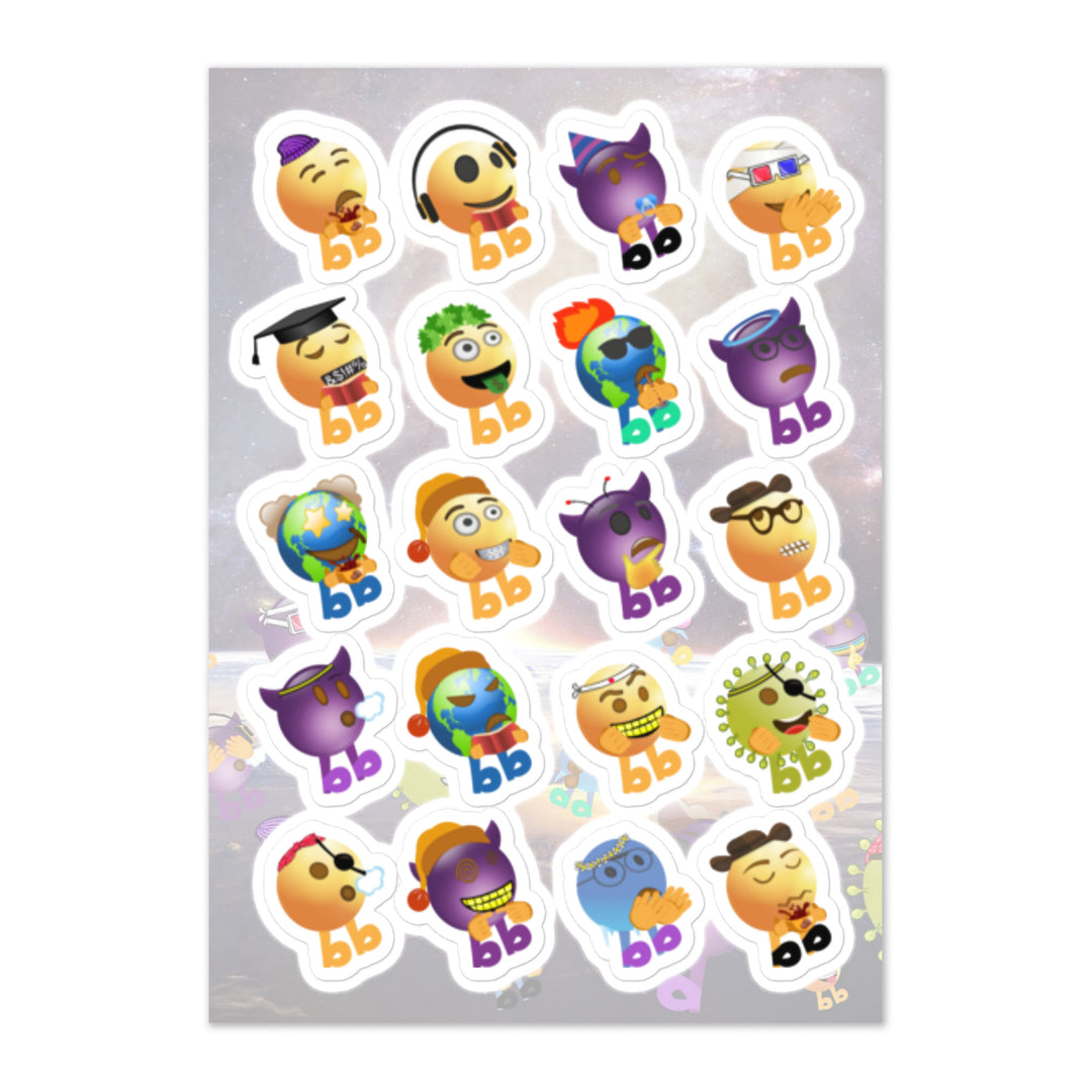 Megabb Buddy Stickers - Emojibb
