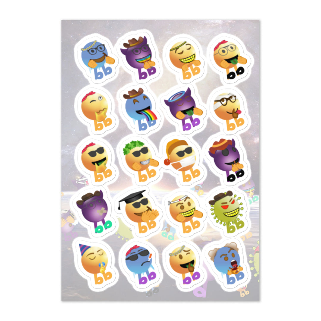 Megabb Buddy Stickers - Emojibb