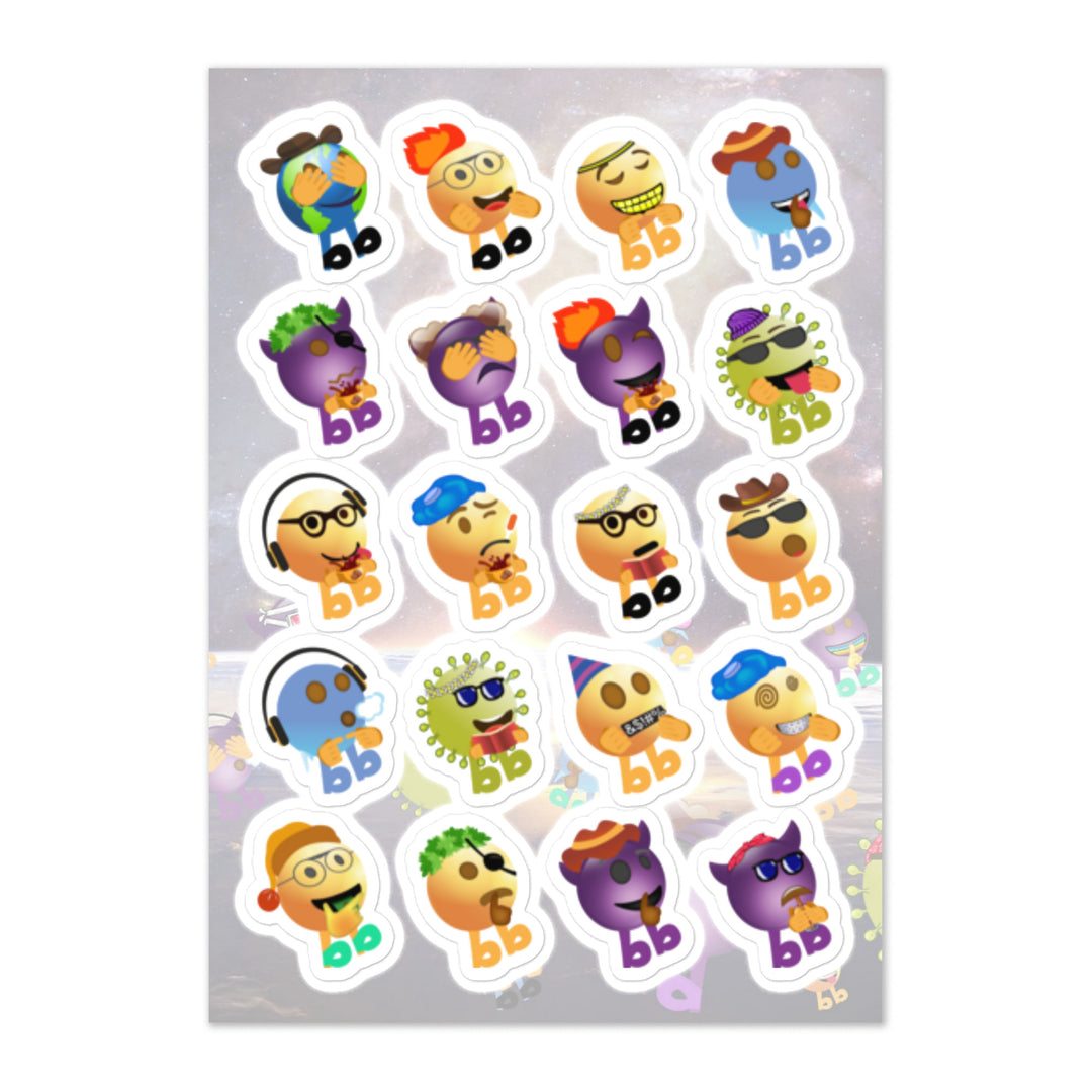 Megabb Buddy Stickers - Emojibb