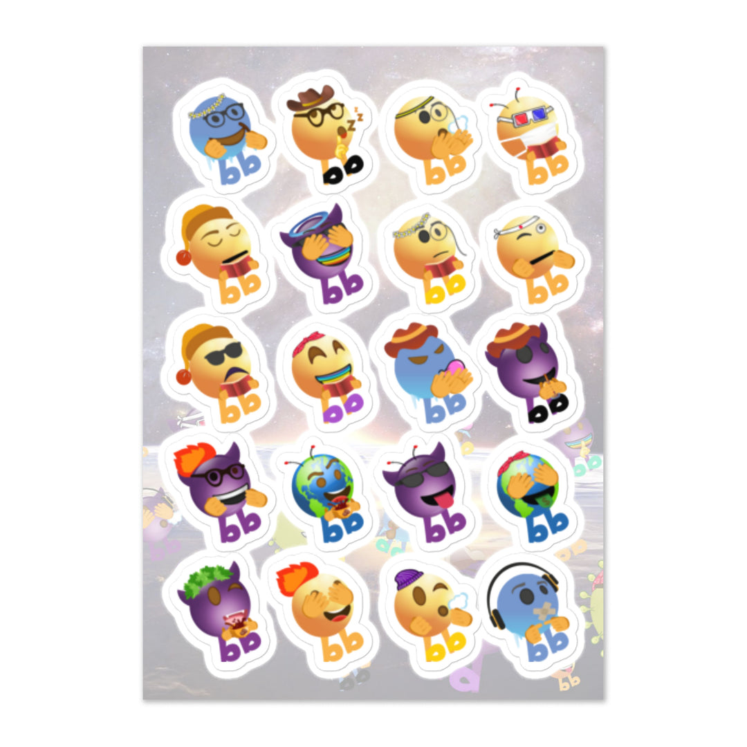 Megabb Buddy Stickers - Emojibb