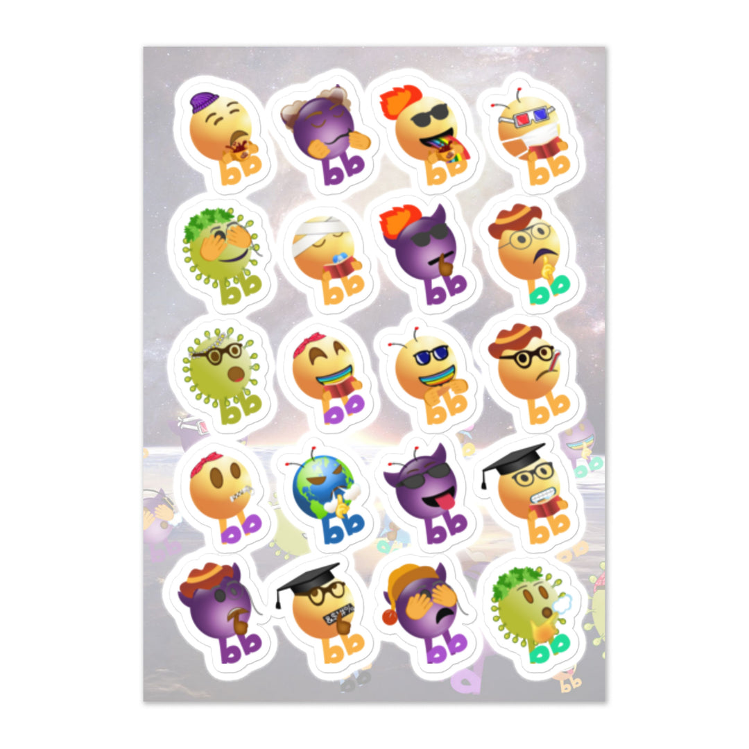 Megabb Buddy Stickers - Emojibb