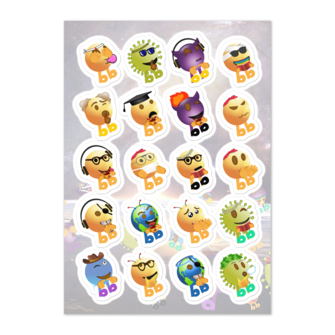 Megabb Buddy Stickers - Emojibb