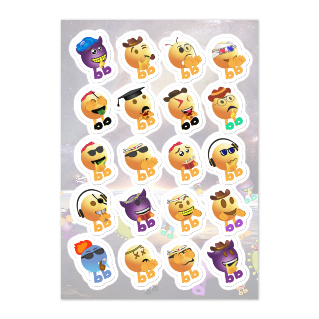 Megabb Buddy Stickers - Emojibb