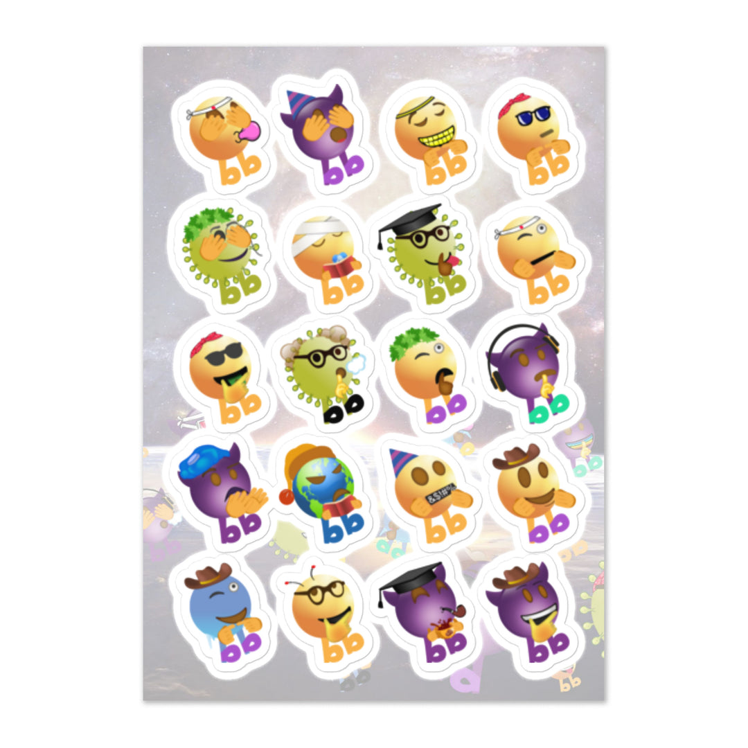 Megabb Buddy Stickers - Emojibb