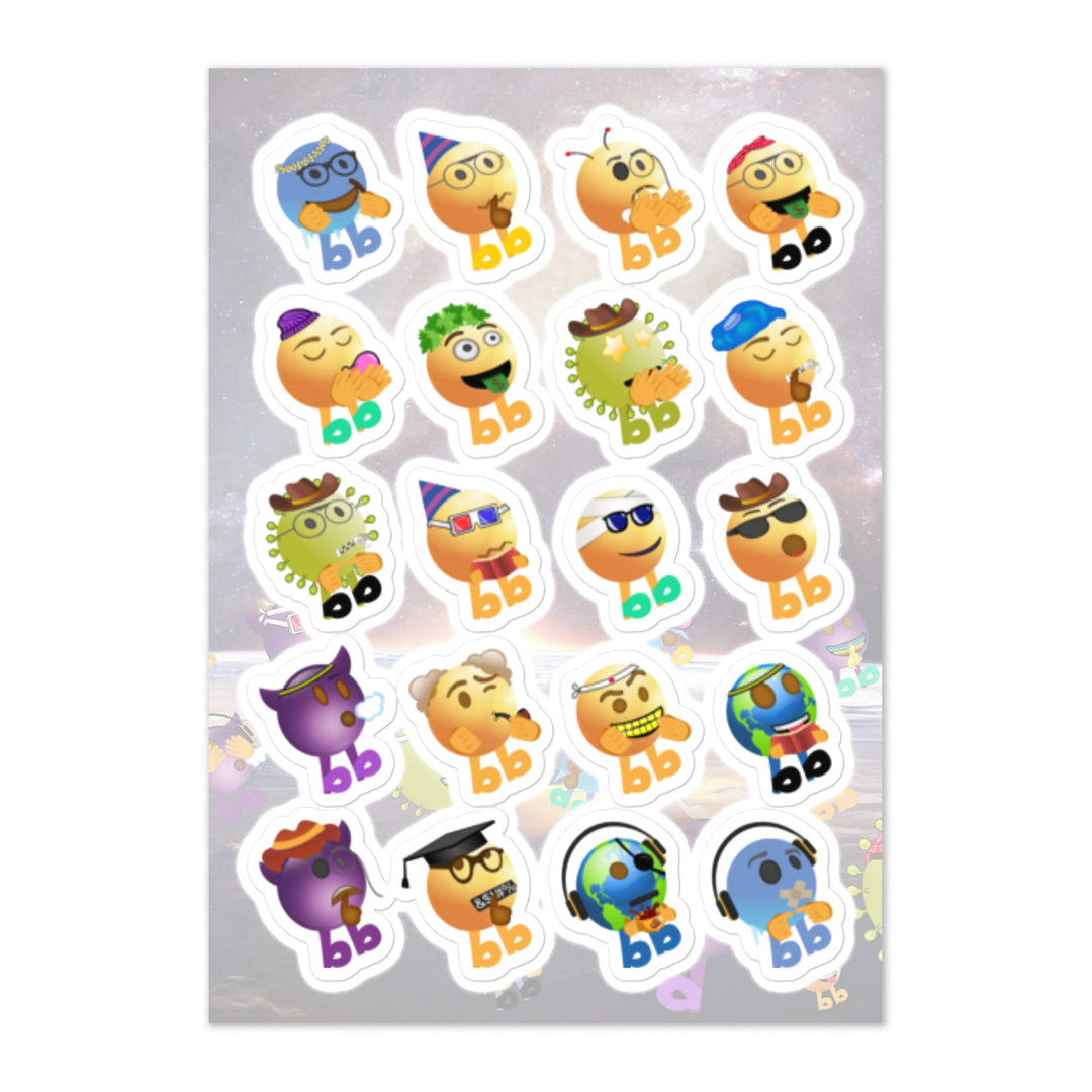 Megabb Buddy Stickers - Emojibb