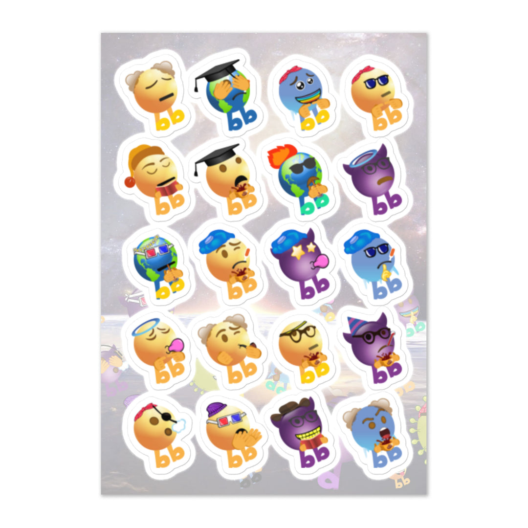 Megabb Buddy Stickers - Emojibb