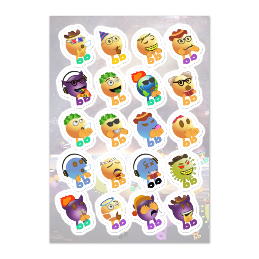 Megabb Buddy Stickers - Emojibb