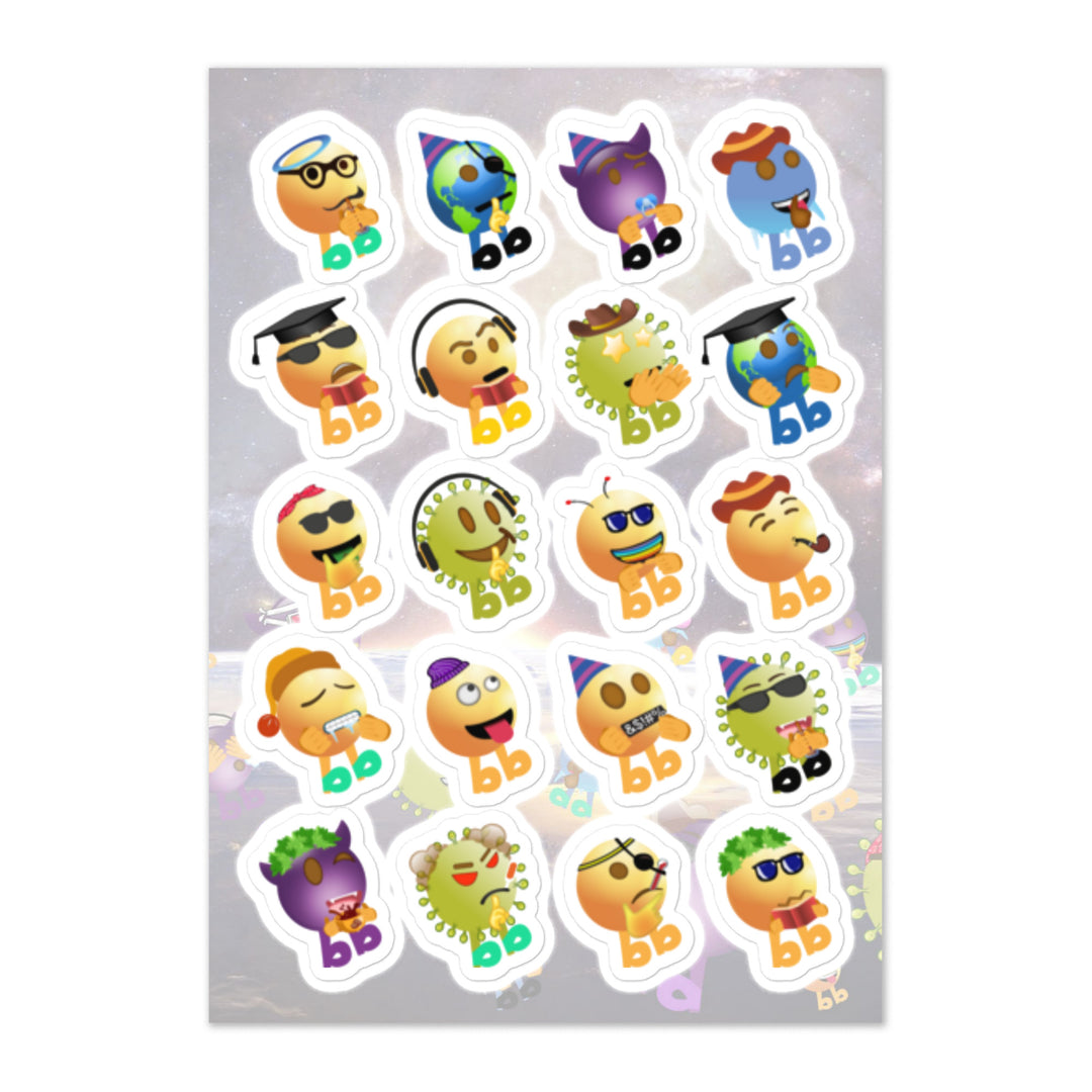 Megabb Buddy Stickers - Emojibb