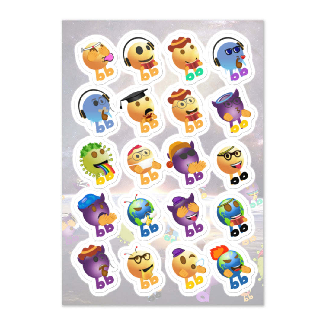 Megabb Buddy Stickers - Emojibb