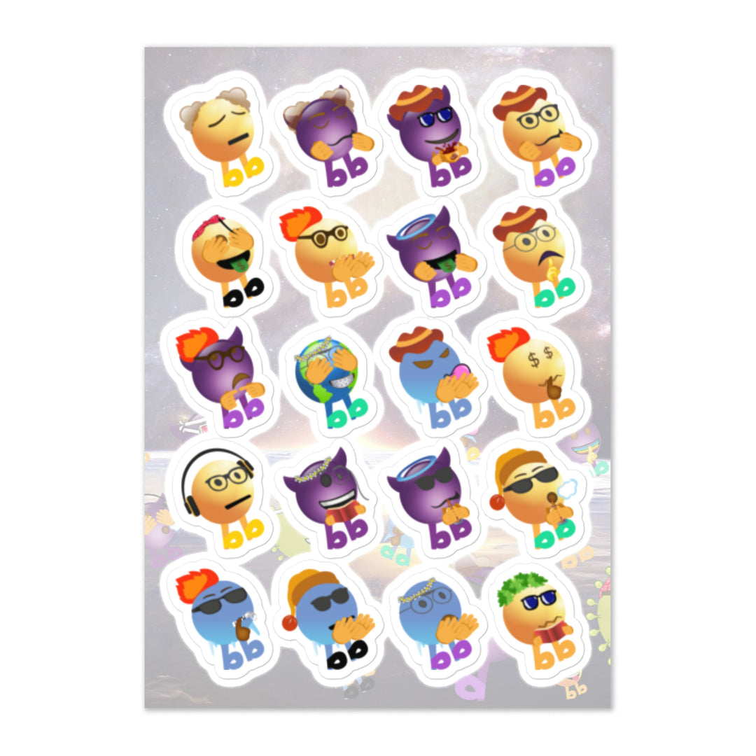Megabb Buddy Stickers - Emojibb