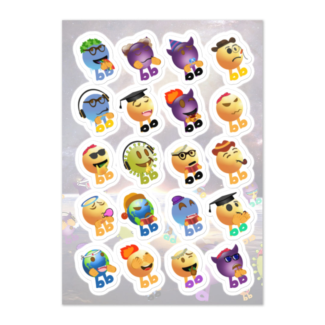 Megabb Buddy Stickers - Emojibb
