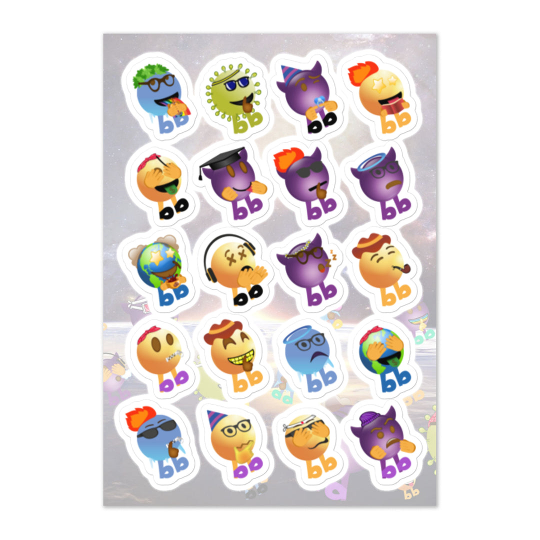 Megabb Buddy Stickers - Emojibb