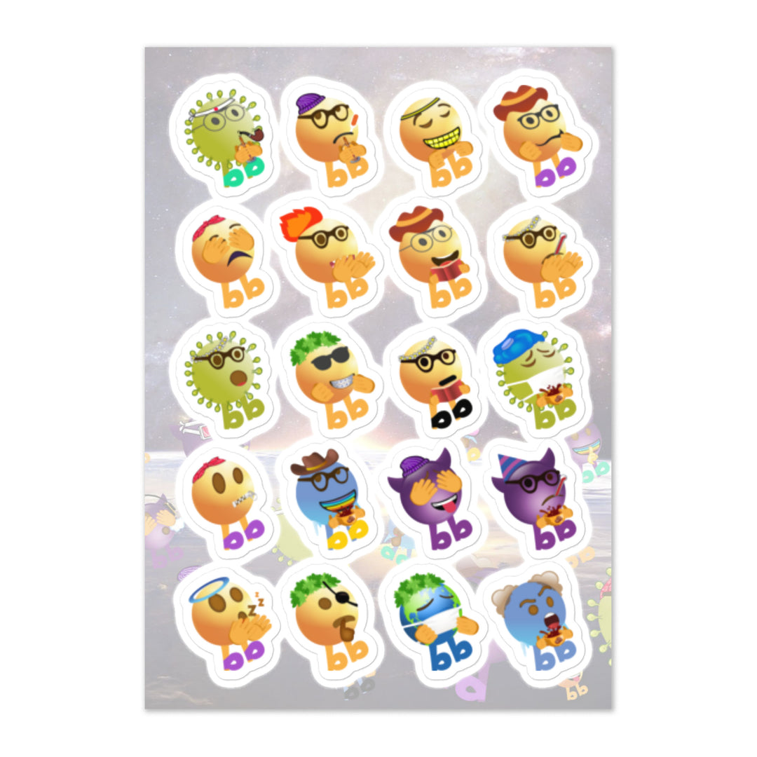 Megabb Buddy Stickers - Emojibb