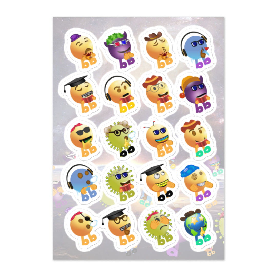 Megabb Buddy Stickers - Emojibb