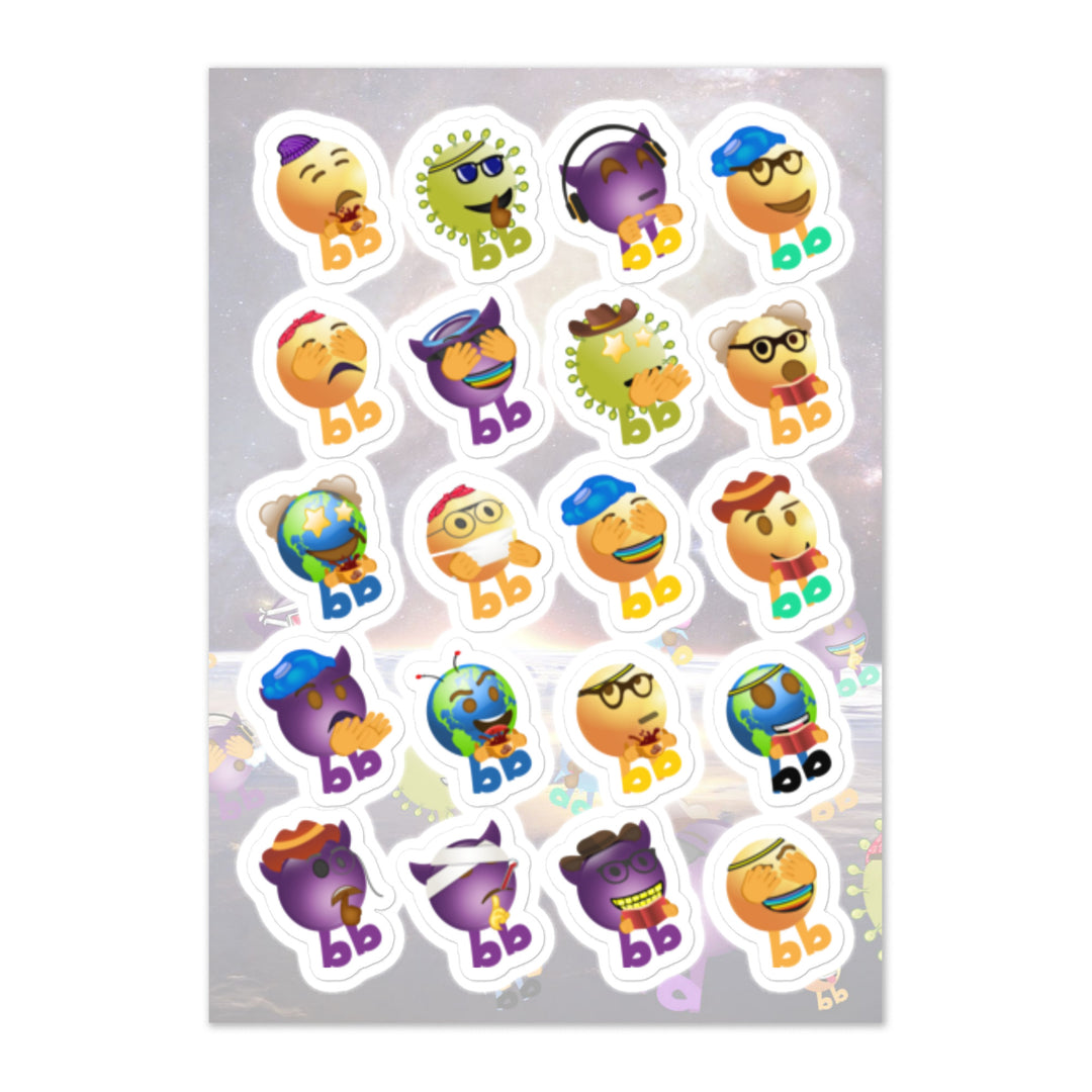 Megabb Buddy Stickers - Emojibb